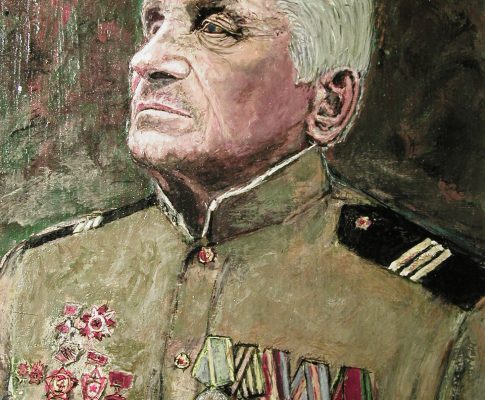 Анатолий Кузнецов. Портрет отца. 1998 г. 31,5х22,5, холст, темпера